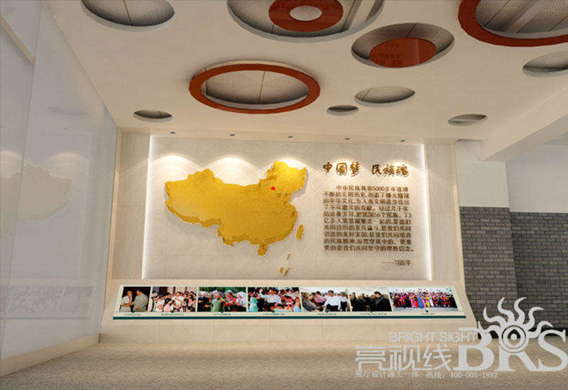 展厅展示陈列的构成方式