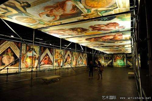 西斯廷教堂壁画搬进展厅&nbsp;连教皇也没有这样近地欣赏过